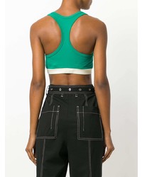 Зеленый укороченный топ от RED Valentino