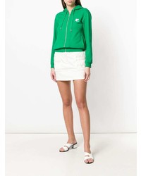 Женский зеленый худи с принтом от Courreges