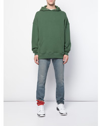 Мужской зеленый худи от 424