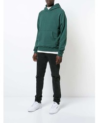 Мужской зеленый худи от John Elliott