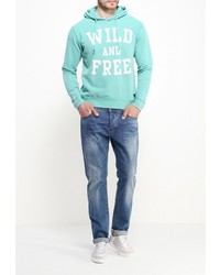 Мужской зеленый худи от SPRINGFIELD