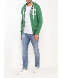 Мужской зеленый худи от Superdry