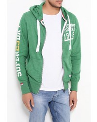 Мужской зеленый худи от Superdry