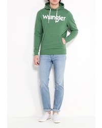 Мужской зеленый худи от Wrangler