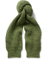 Мужской зеленый шарф от Richard James