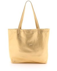 Золотая кожаная большая сумка от Bop Basics
