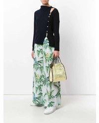Золотая кожаная большая сумка от Stella McCartney