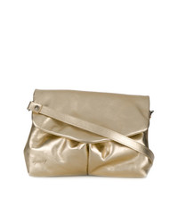 Золотая кожаная сумка-саквояж от Marsèll