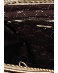 Золотая кожаная сумка через плечо от Aldo