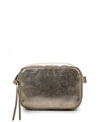 Золотая кожаная сумка через плечо от SPRINGFIELD