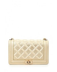 Золотая кожаная сумка через плечо от Tom &amp; Eva