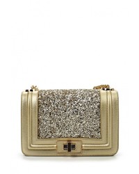 Золотая кожаная сумка через плечо от Tom &amp; Eva