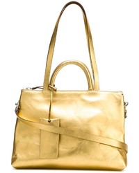 Женская золотая кожаная сумка от Marsèll