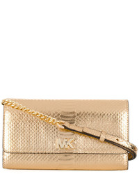 Женская золотая кожаная сумка от MICHAEL Michael Kors