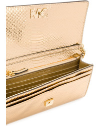 Женская золотая кожаная сумка от MICHAEL Michael Kors
