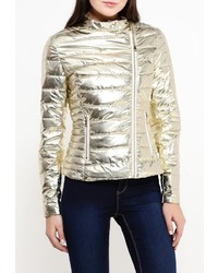 Женская золотая куртка-пуховик от B.Style