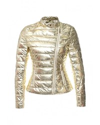Женская золотая куртка-пуховик от B.Style
