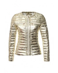 Женская золотая куртка-пуховик от B.Style