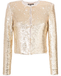 Женская золотая куртка с пайетками от Rachel Zoe