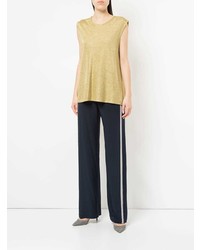 Женская золотая майка от Kacey Devlin