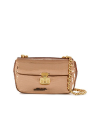 Золотая сумка через плечо с пайетками от Moschino Cheap & Chic