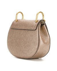Золотая сумка через плечо от Chloé