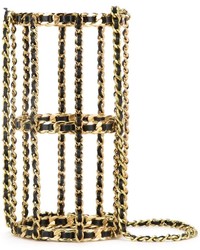 Женская золотая сумка от Chanel