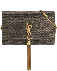 Женская золотая сумка от Saint Laurent