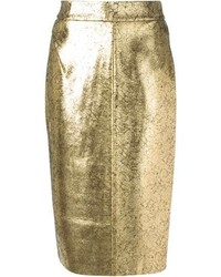 Золотая юбка-карандаш от Raoul