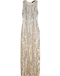 Золотое вечернее платье с пайетками от Jenny Packham