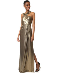 Золотое вечернее платье от Parker