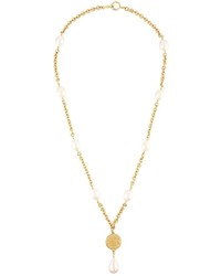 Золотое жемчужное ожерелье от Chanel