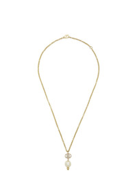 Золотое жемчужное ожерелье от Gucci