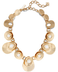Золотое жемчужное ожерелье от Oscar de la Renta