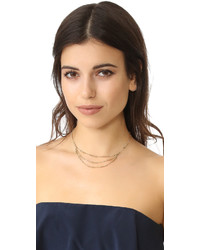 Золотое колье из бисера от Jacquie Aiche