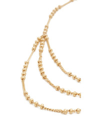 Золотое колье из бисера от Jacquie Aiche