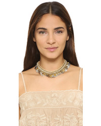 Золотое колье из бисера от Nakamol