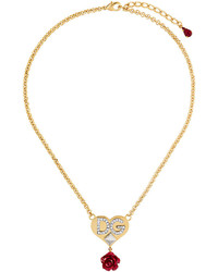 Золотое колье с украшением от Dolce & Gabbana