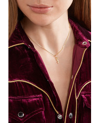 Золотое колье от Saint Laurent