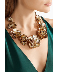 Золотое колье от Oscar de la Renta