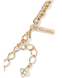 Золотое колье от Oscar de la Renta