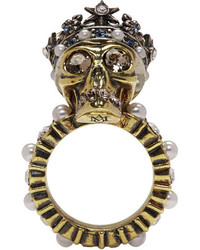 Золотое кольцо от Alexander McQueen