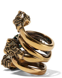 Золотое кольцо от Gucci