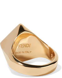 Золотое кольцо от Fendi