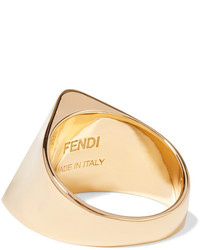 Золотое кольцо от Fendi