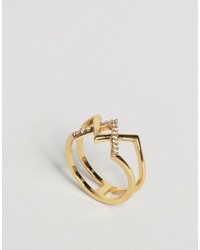 Золотое кольцо от Orelia