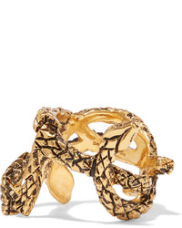 Золотое кольцо от Saint Laurent