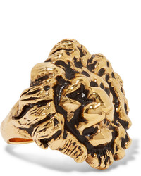Золотое кольцо от Saint Laurent