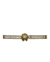 Золотое ожерелье-чокер от Gucci