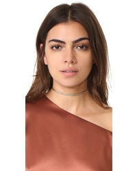 Золотое ожерелье-чокер от Jacquie Aiche